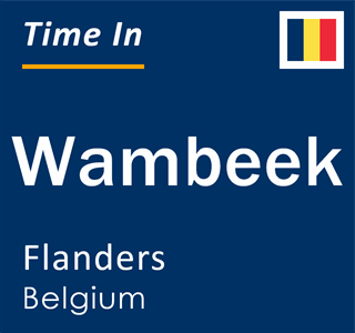 Current local time in Wambeek, Flanders, Belgium