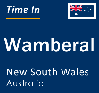 Current local time in Wamberal, New South Wales, Australia