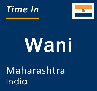 Current local time in Wani, Maharashtra, India