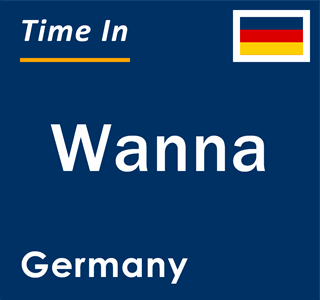 Current local time in Wanna, Germany