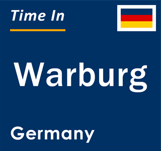 Current local time in Warburg, Germany