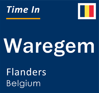 Current local time in Waregem, Flanders, Belgium