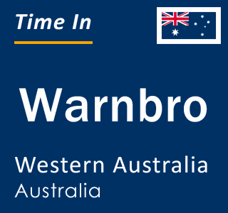 Current local time in Warnbro, Western Australia, Australia