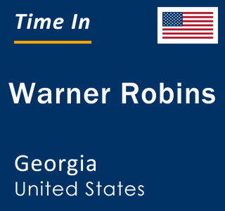 Current time in Warner Robins, Georgia, United States