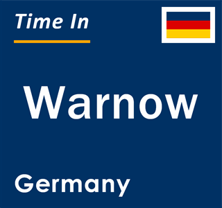 Current local time in Warnow, Germany