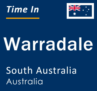 Current local time in Warradale, South Australia, Australia