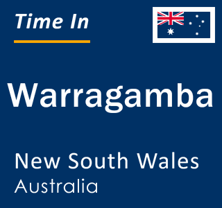 Current local time in Warragamba, New South Wales, Australia