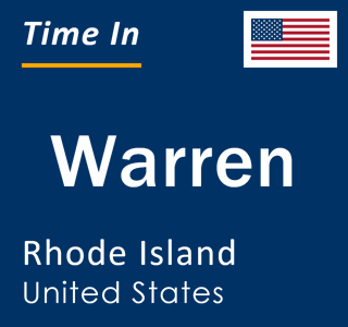 Current local time in Warren, Rhode Island, United States