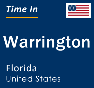 Current local time in Warrington, Florida, United States