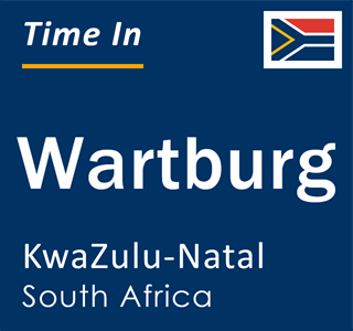 Current local time in Wartburg, KwaZulu-Natal, South Africa