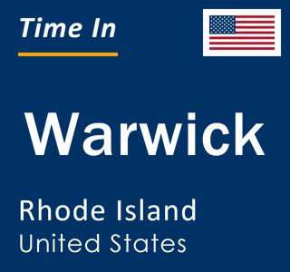 Current time in Warwick, Rhode Island, United States