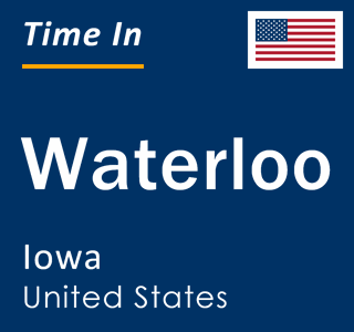 Current local time in Waterloo, Iowa, United States