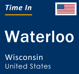 Current local time in Waterloo, Wisconsin, United States