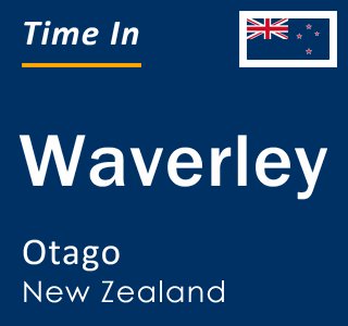 Current local time in Waverley, Otago, New Zealand
