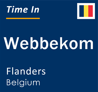 Current local time in Webbekom, Flanders, Belgium