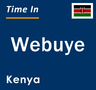 Current local time in Webuye, Kenya