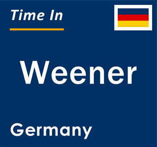 Current local time in Weener, Germany