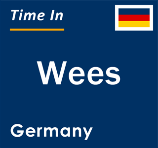 Current local time in Wees, Germany