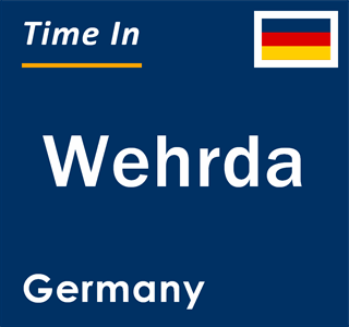 Current local time in Wehrda, Germany