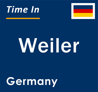 Current local time in Weiler, Germany