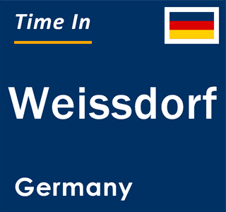 Current local time in Weissdorf, Germany