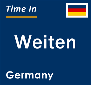 Current local time in Weiten, Germany