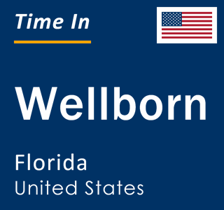 Current local time in Wellborn, Florida, United States