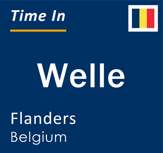 Current local time in Welle, Flanders, Belgium