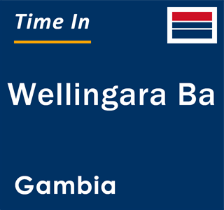 Current local time in Wellingara Ba, Gambia