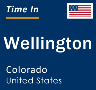 Current local time in Wellington, Colorado, United States