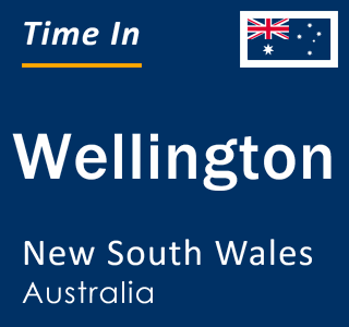 Current local time in Wellington, New South Wales, Australia