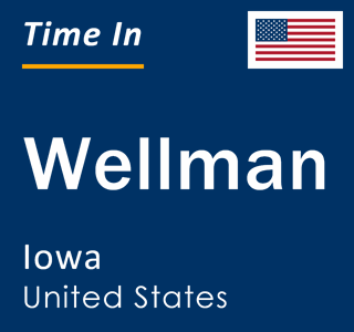 Current local time in Wellman, Iowa, United States