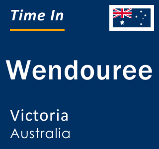Current local time in Wendouree, Victoria, Australia