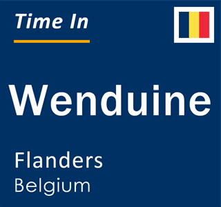 Current local time in Wenduine, Flanders, Belgium