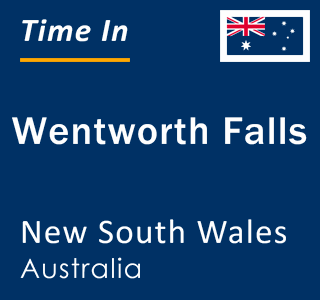 Current local time in Wentworth Falls, New South Wales, Australia