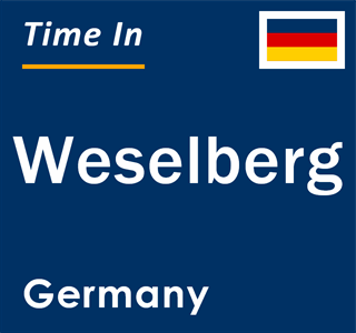 Current local time in Weselberg, Germany