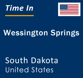 Current local time in Wessington Springs, South Dakota, United States