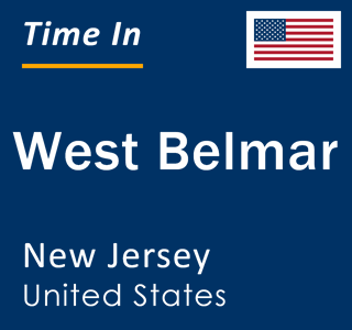 Current local time in West Belmar, New Jersey, United States