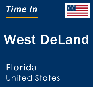 Current local time in West DeLand, Florida, United States