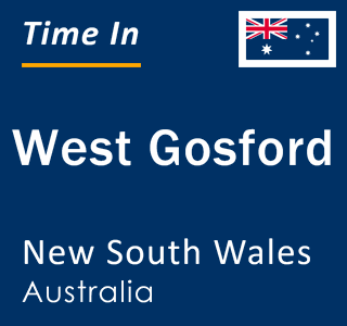 Current local time in West Gosford, New South Wales, Australia