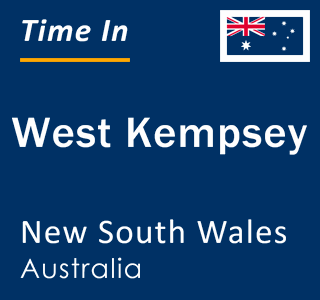 Current local time in West Kempsey, New South Wales, Australia