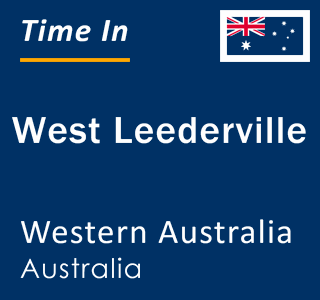 Current local time in West Leederville, Western Australia, Australia