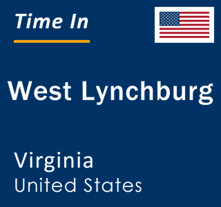 Current time in West Lynchburg, Virginia, United States
