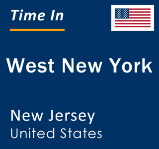 Current local time in West New York, New Jersey, United States