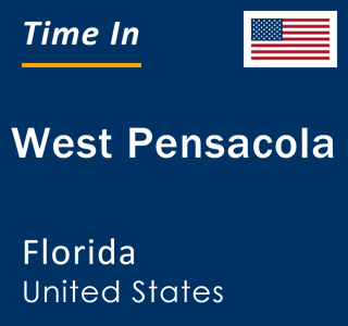 Current local time in West Pensacola, Florida, United States