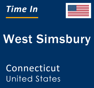 Current local time in West Simsbury, Connecticut, United States