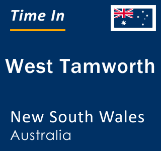 Current local time in West Tamworth, New South Wales, Australia