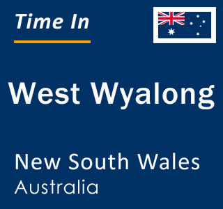 Current local time in West Wyalong, New South Wales, Australia