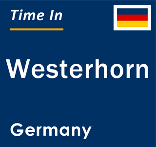 Current local time in Westerhorn, Germany