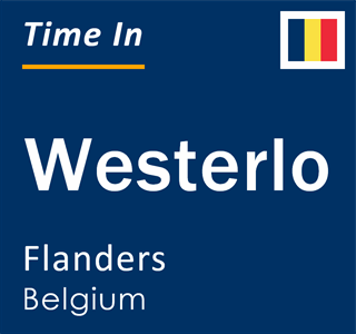 Current local time in Westerlo, Flanders, Belgium